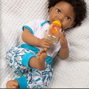Paradise Galleries Wonderfully Made Reborn Black Baby 20" Karen Scott NEW